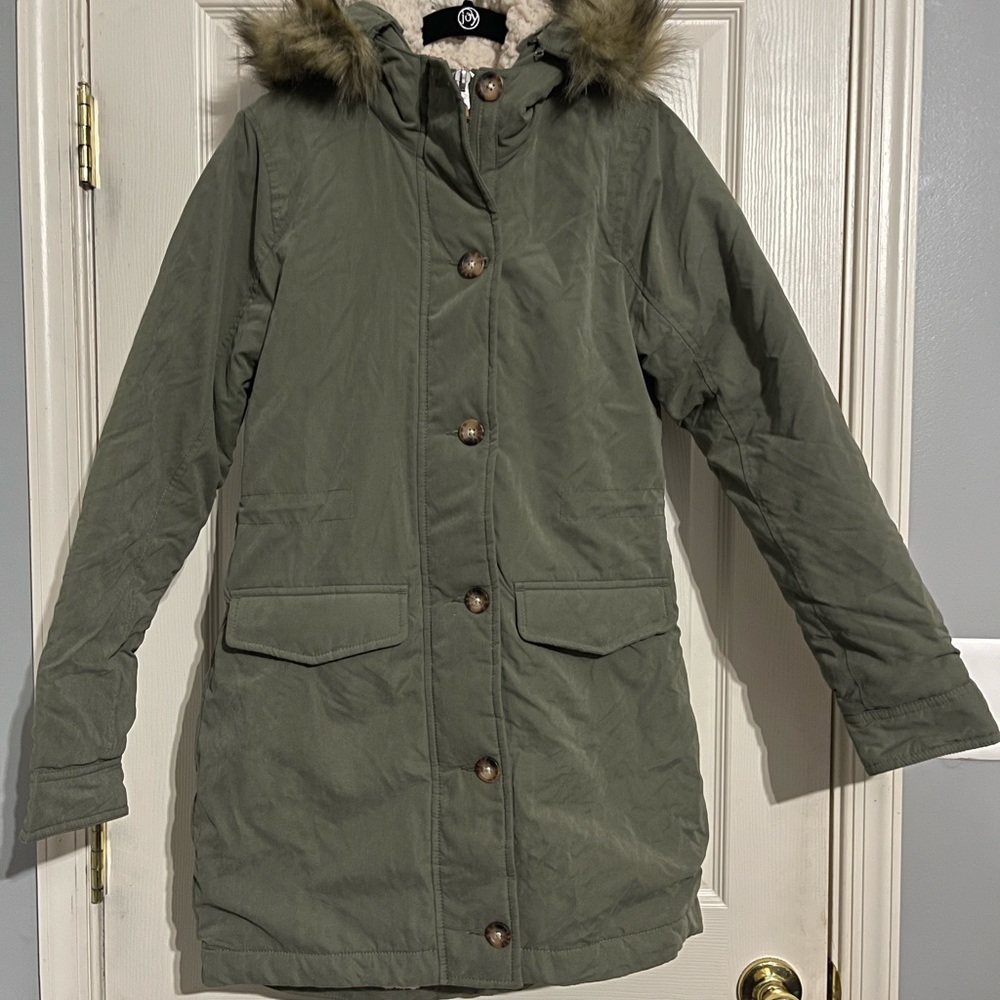 Abercrombie & Finch Sherpa lined jacket XS